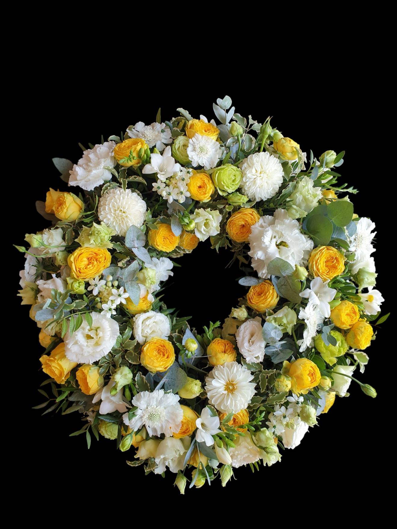Coroană funerară Rămas bun plin de lumină