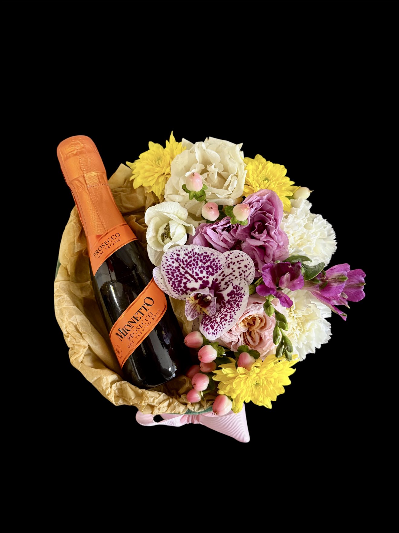 Flori și prosecco