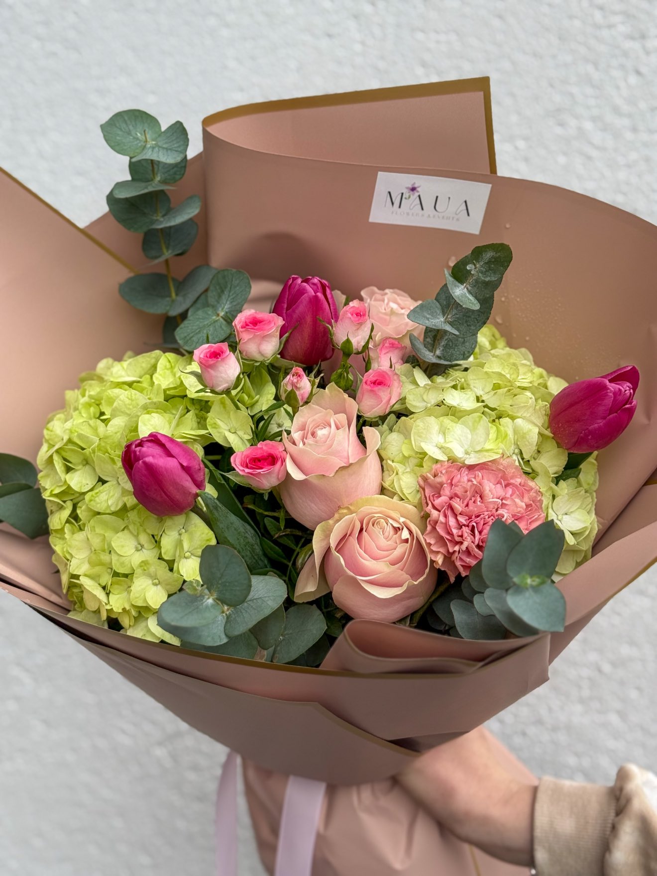 Buchet verde delicat
